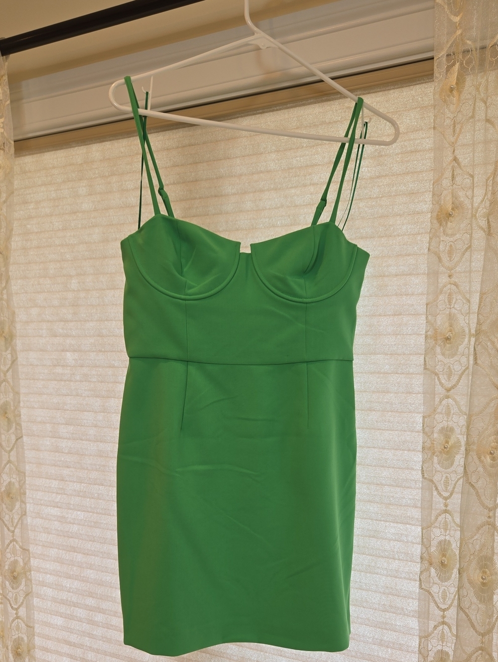 French Connection Emerald Green Mini Bustier Dress
